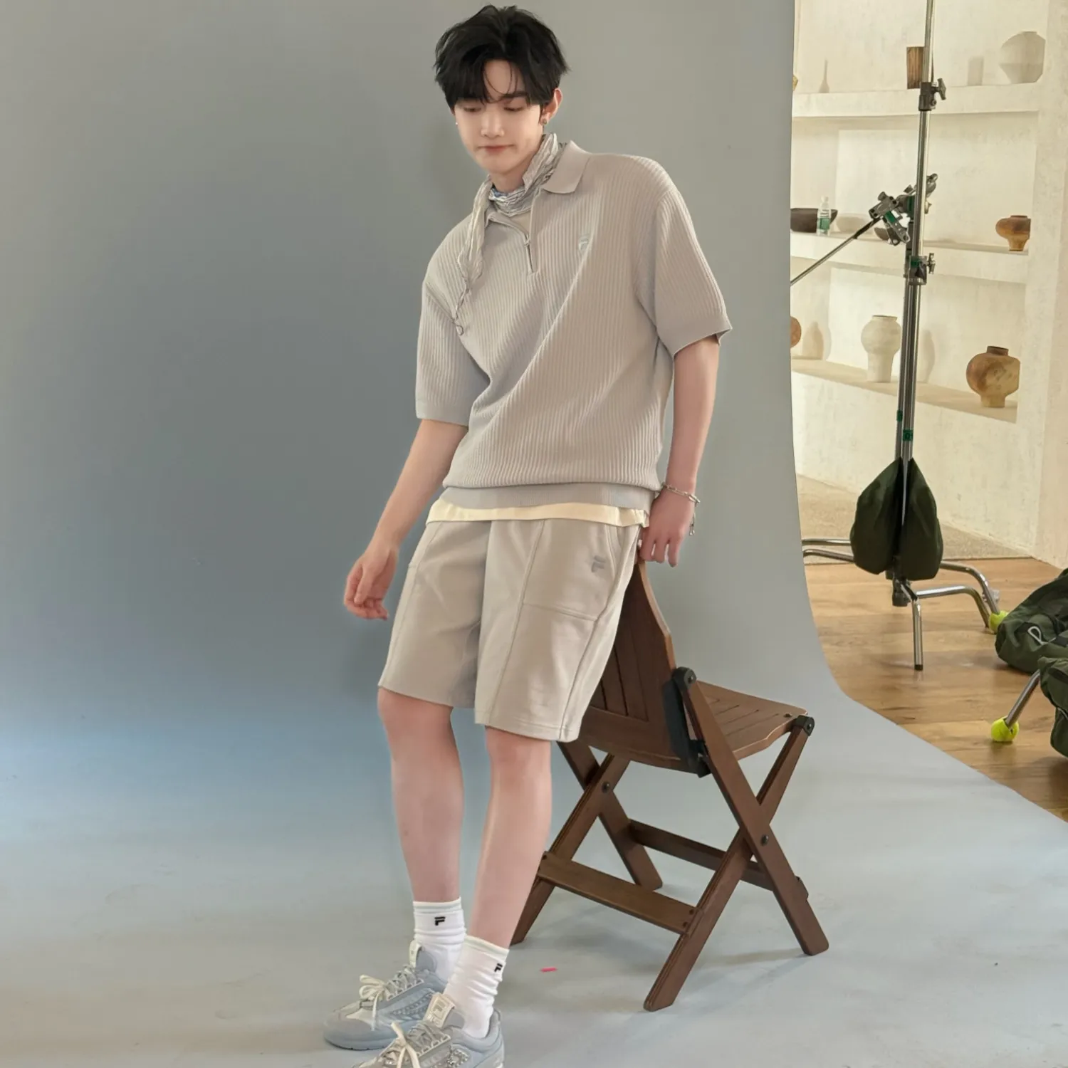 Behind-the-scenes cut of Zhang Hao