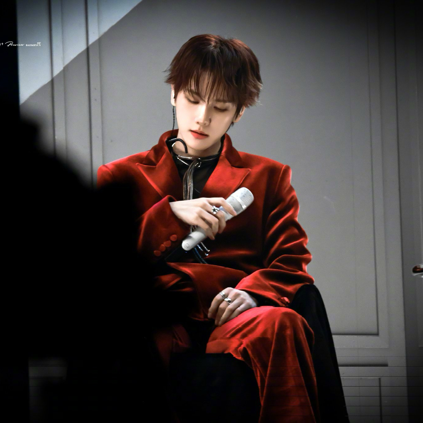 伯賢 (EXO)粉絲拍下的瞬間