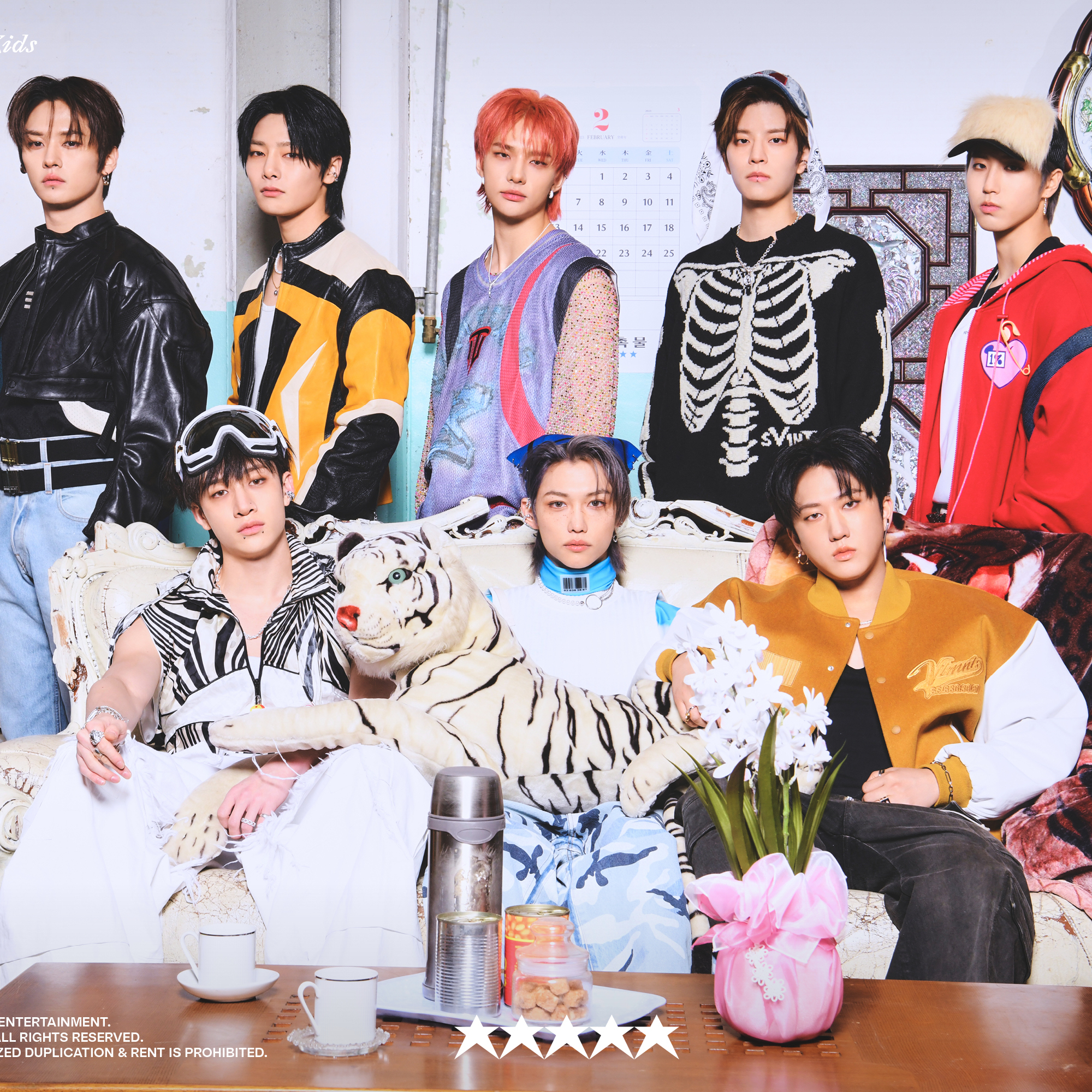 A moment captured by Stray Kids's fan