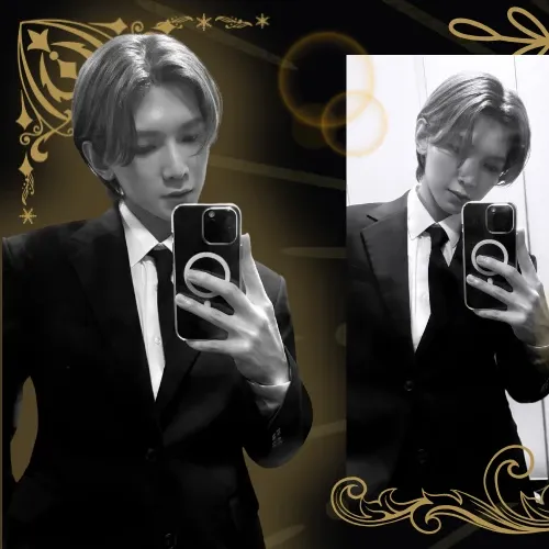 Recent activity shot of Yeosang (ATEEZ)