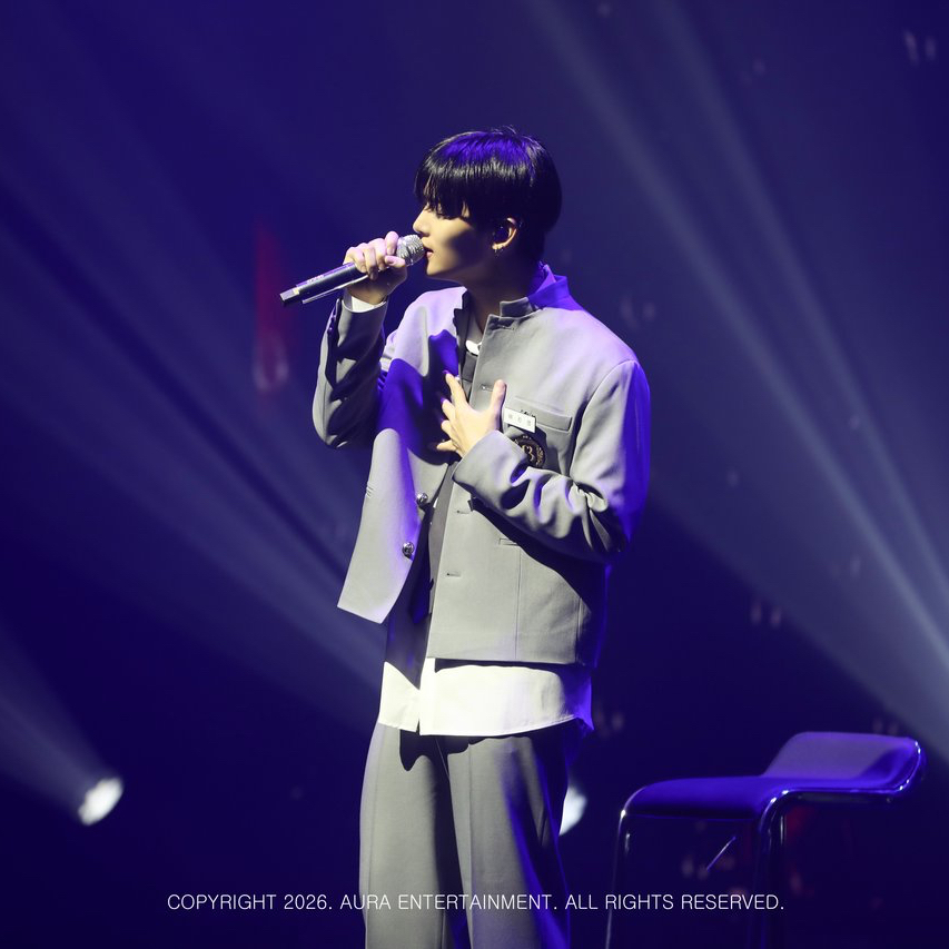 A moment captured by Bae Jinyoung's fan