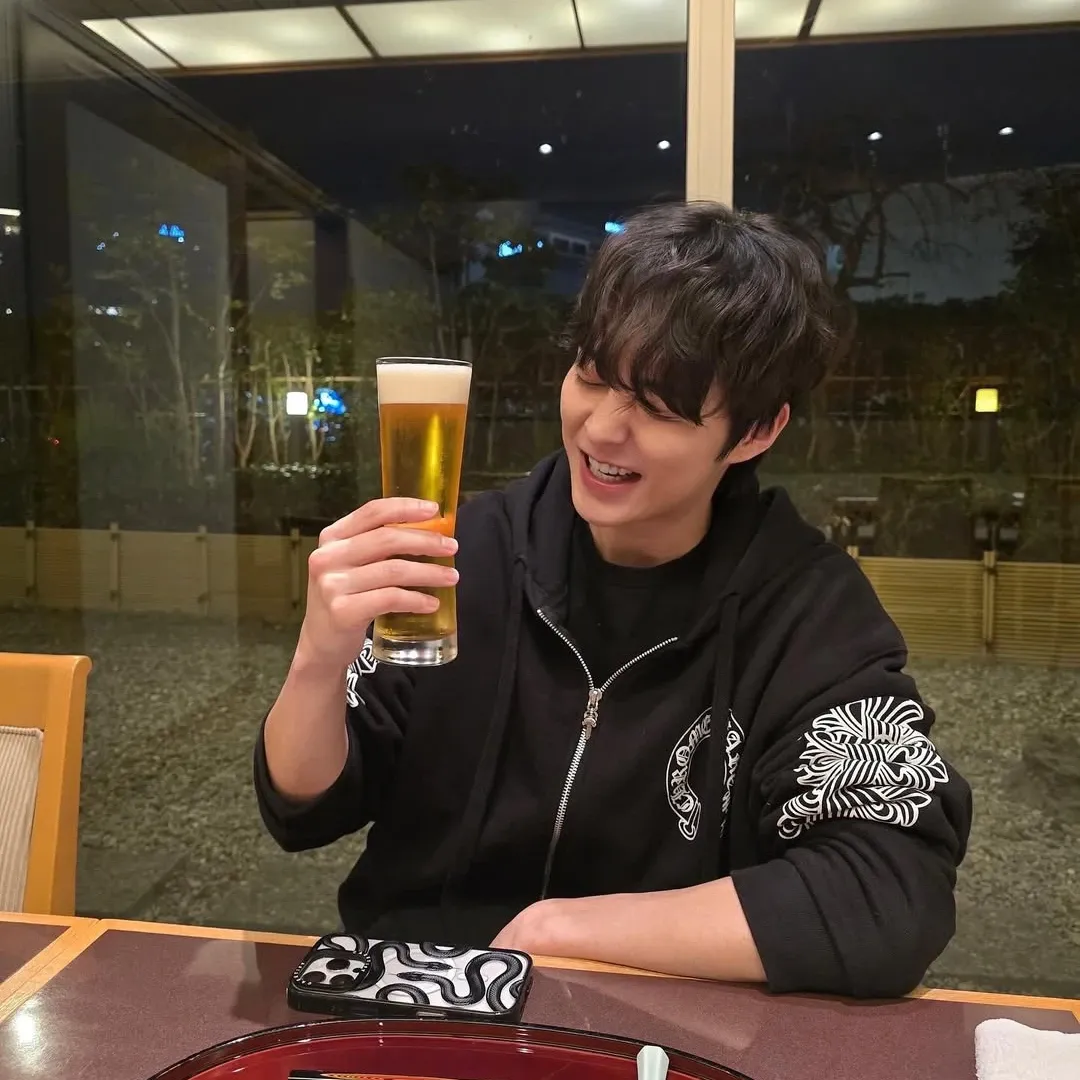 Recent activity shot of Xiumin (EXO)
