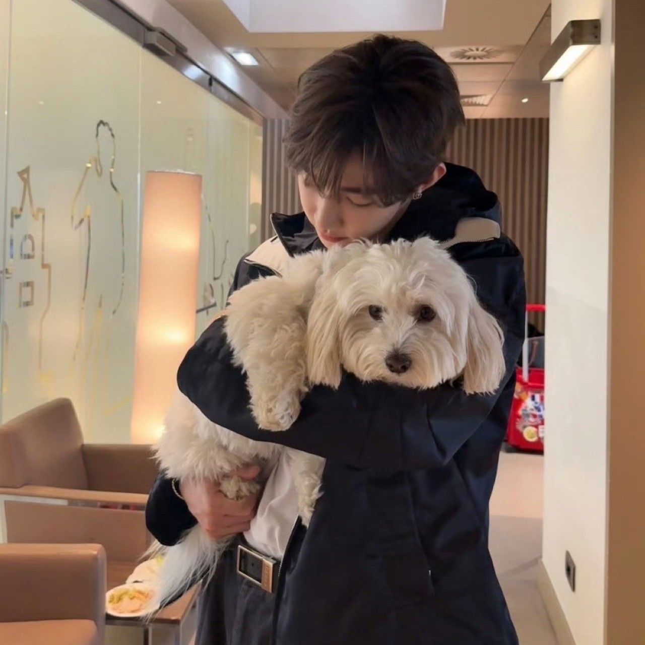 Recent activity shot of Zhang Hao (ZEROBASEONE)