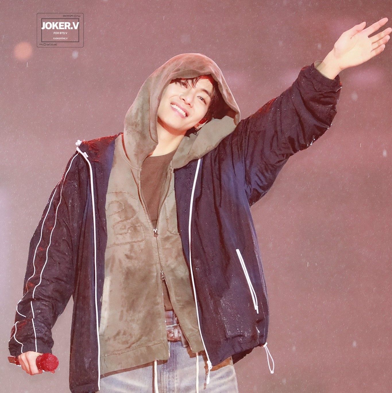 V (BTS)の舞台裏ショット