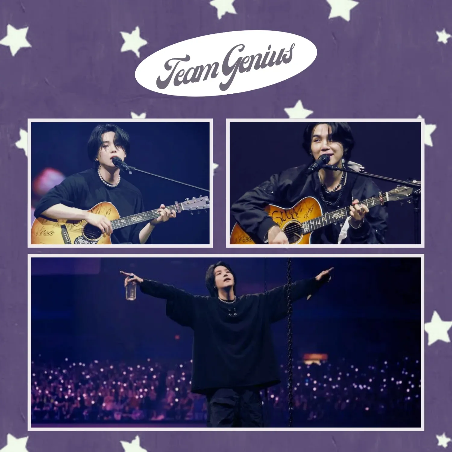 A moment captured by SUGA (BTS)'s fan