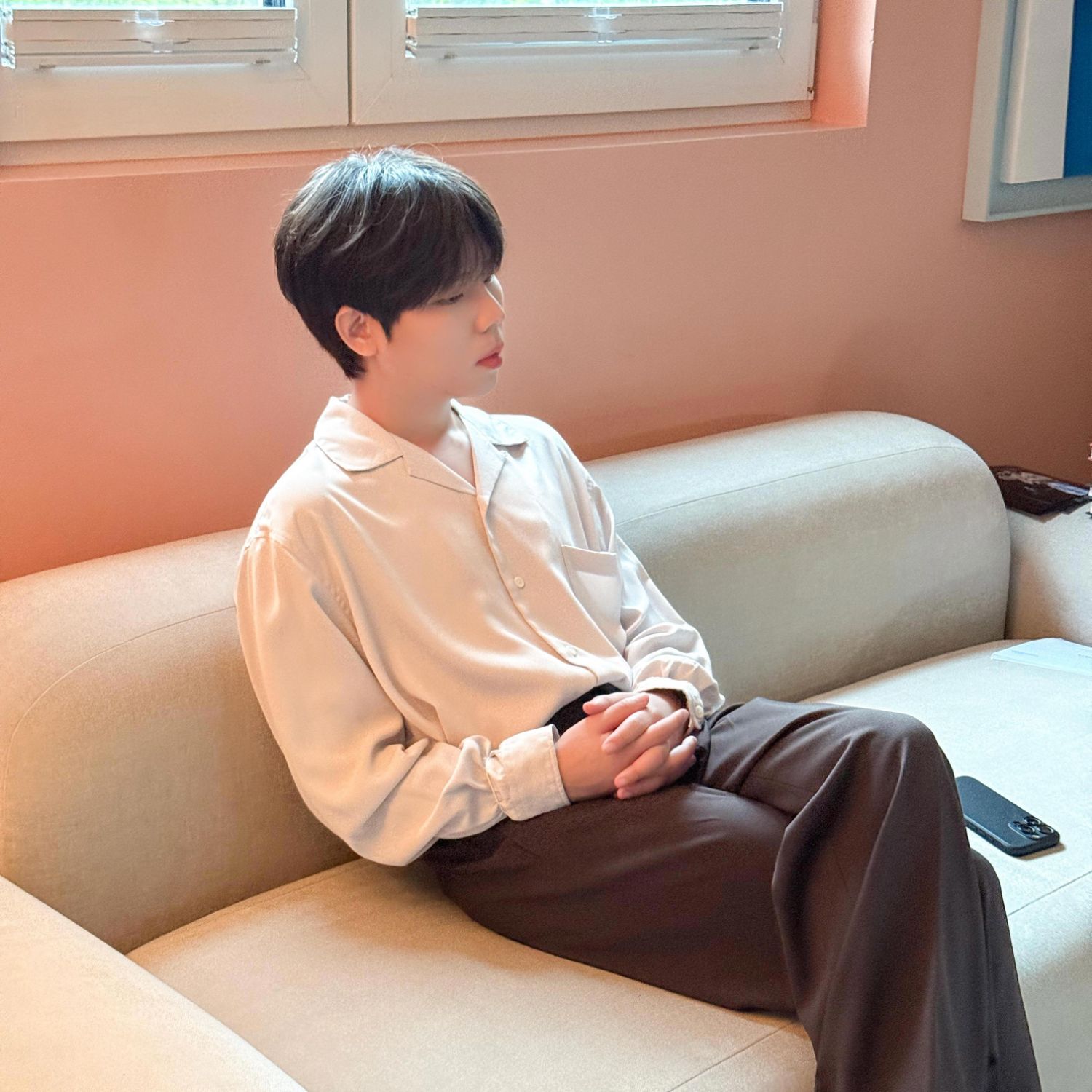 A moment captured by Jung Seunghwan's fan