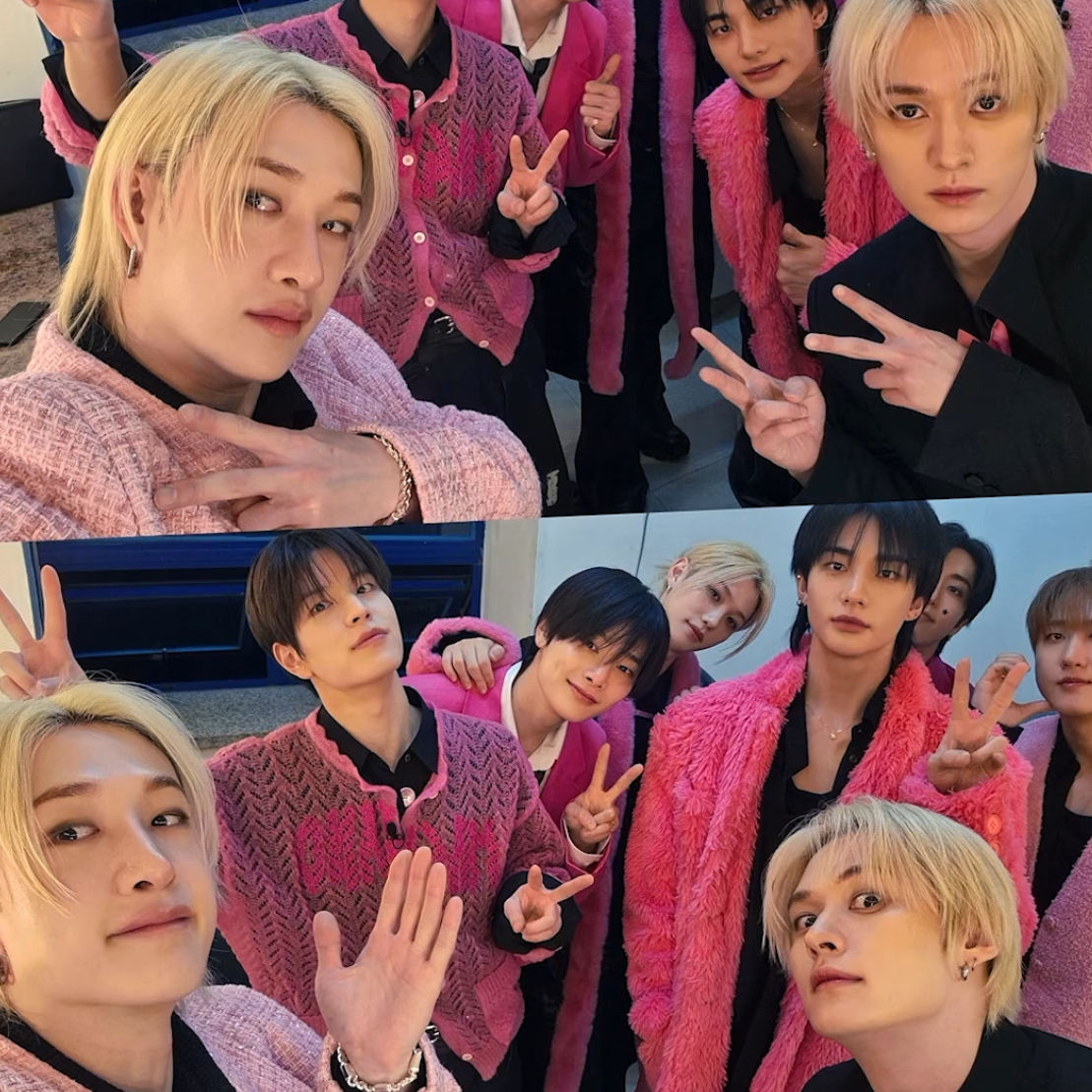 Stray Kidsの舞台裏ショット