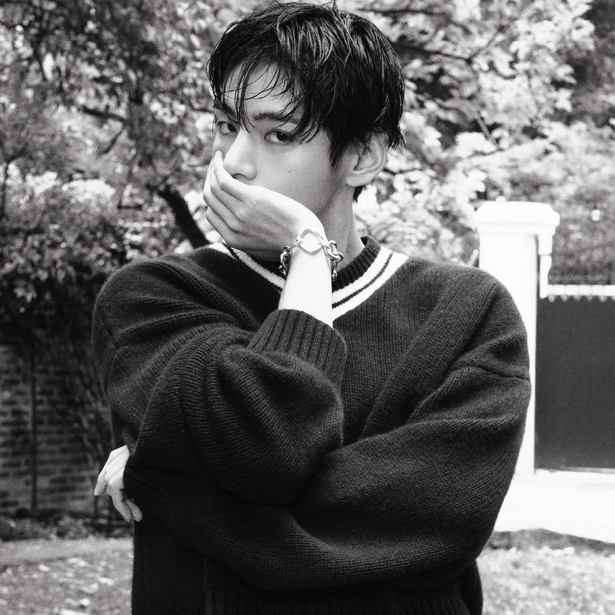 V (防彈少年團)粉絲拍下的瞬間