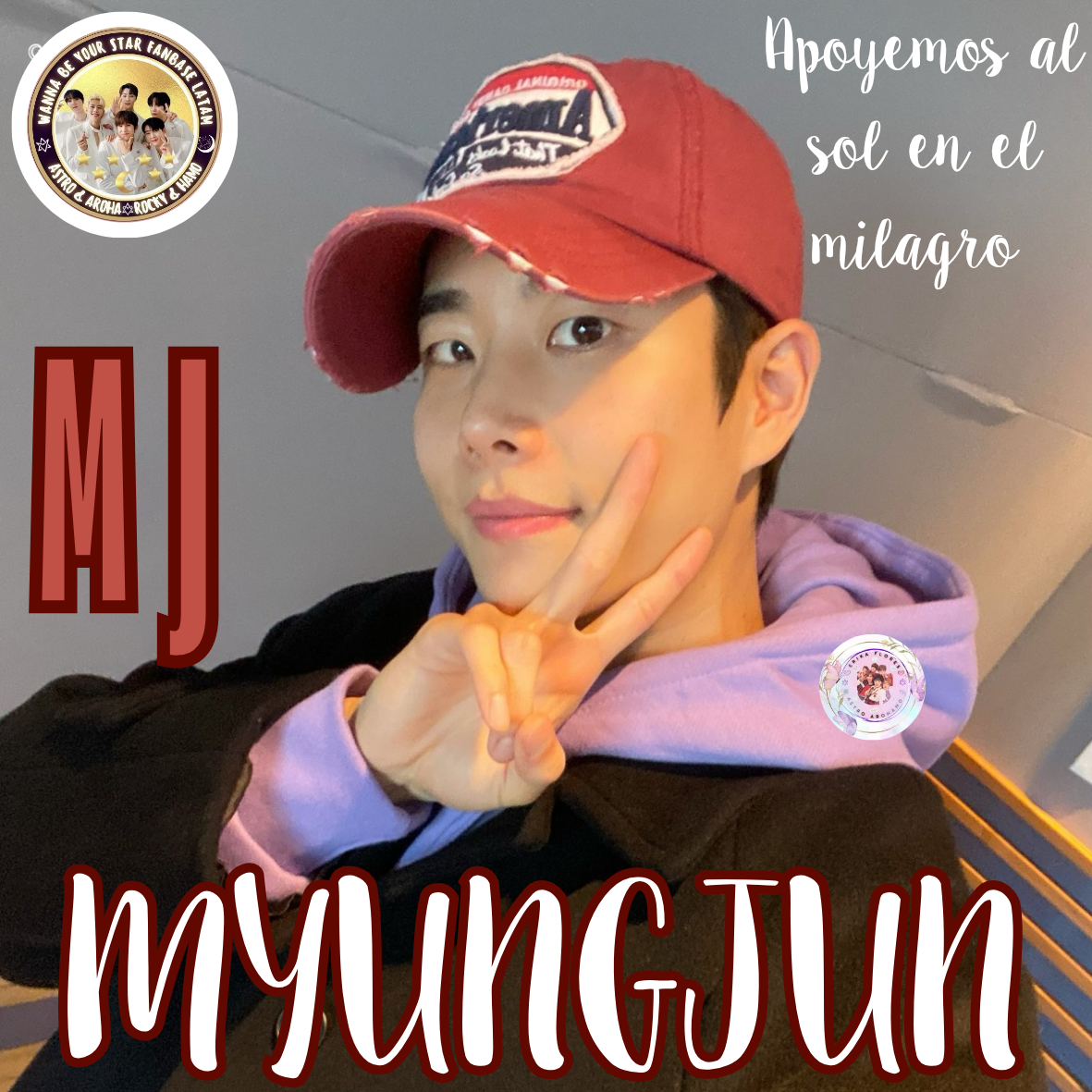 A moment captured by MJ (ASTRO)'s fan