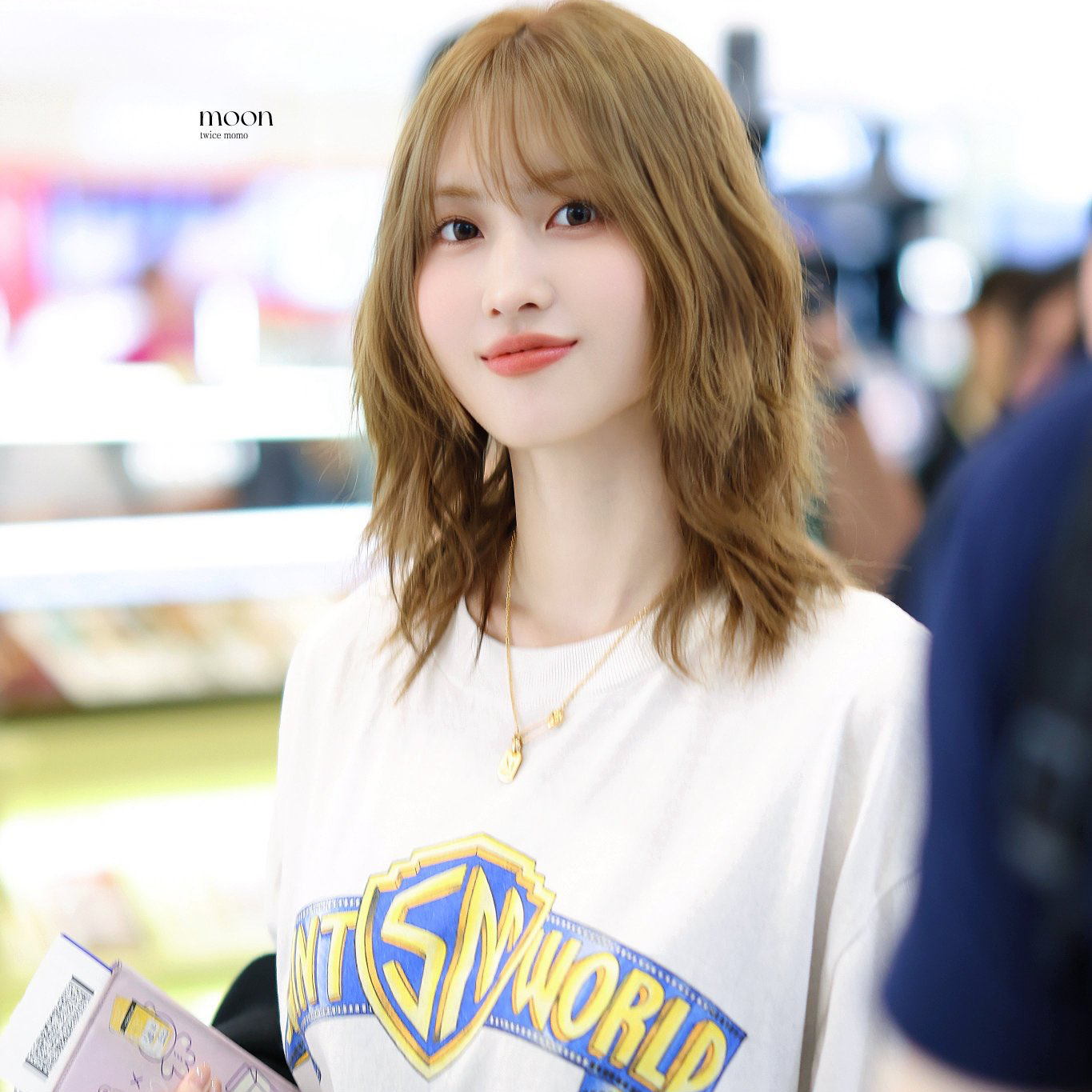 Momen yang diabadikan oleh penggemar Momo (TWICE)