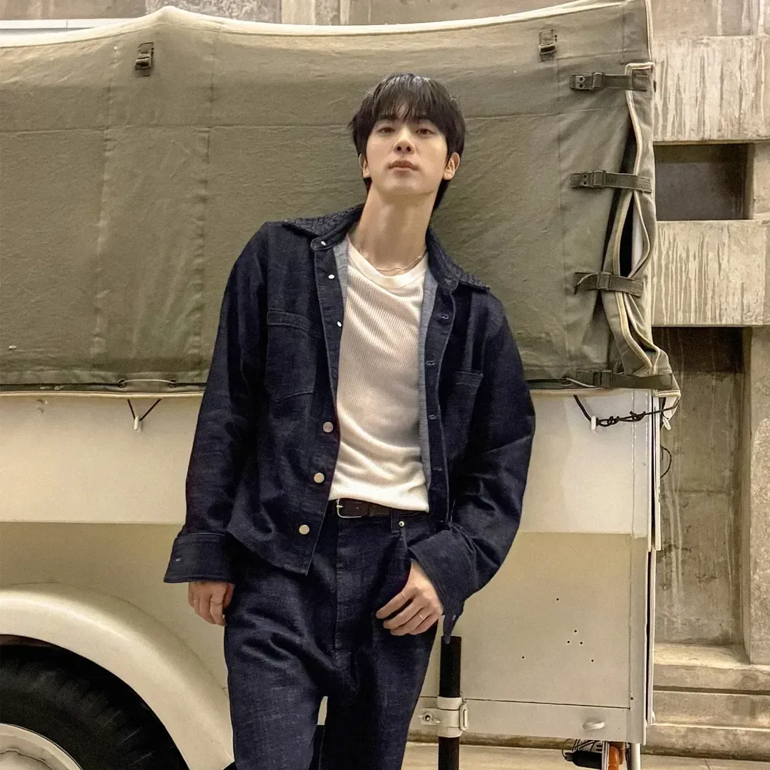 Recent activity shot of Jin (BTS)