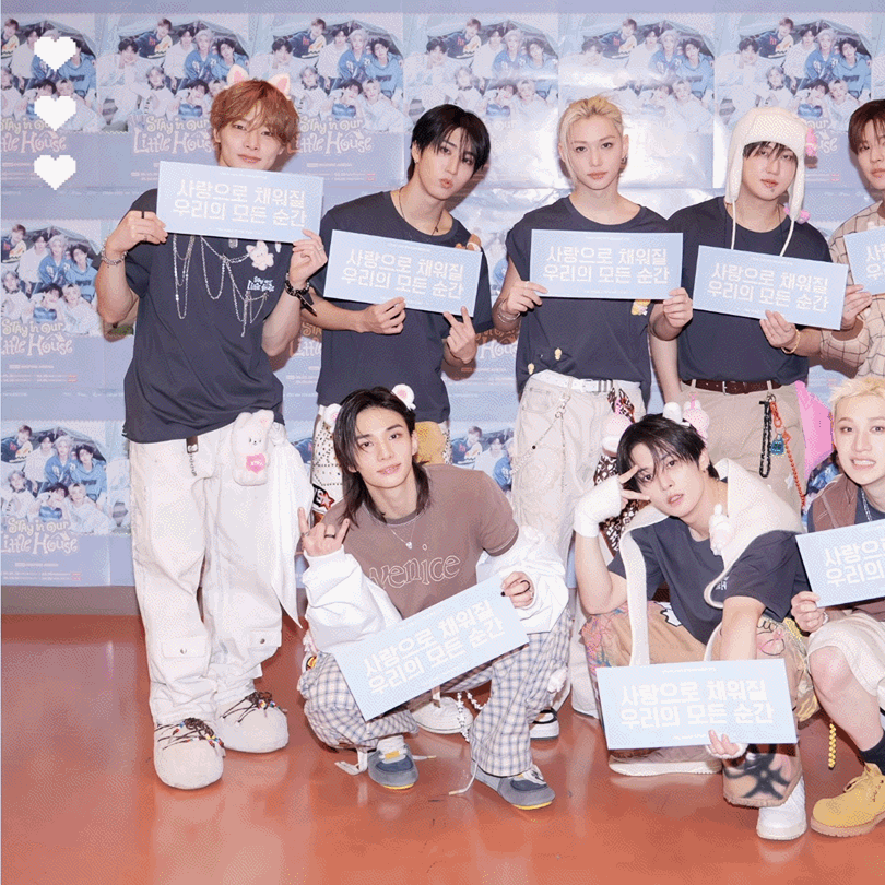 Stray Kidsの舞台裏ショット