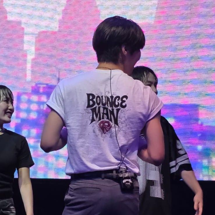 A moment captured by Rocky's fan