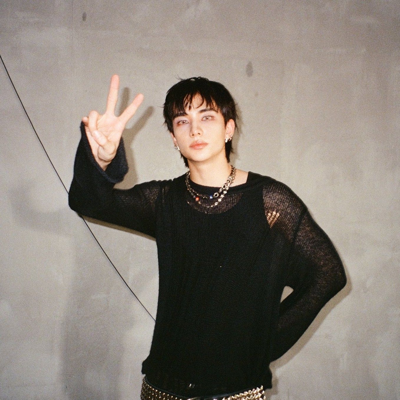 Momen yang diabadikan oleh penggemar Hyunjin (Stray Kids)