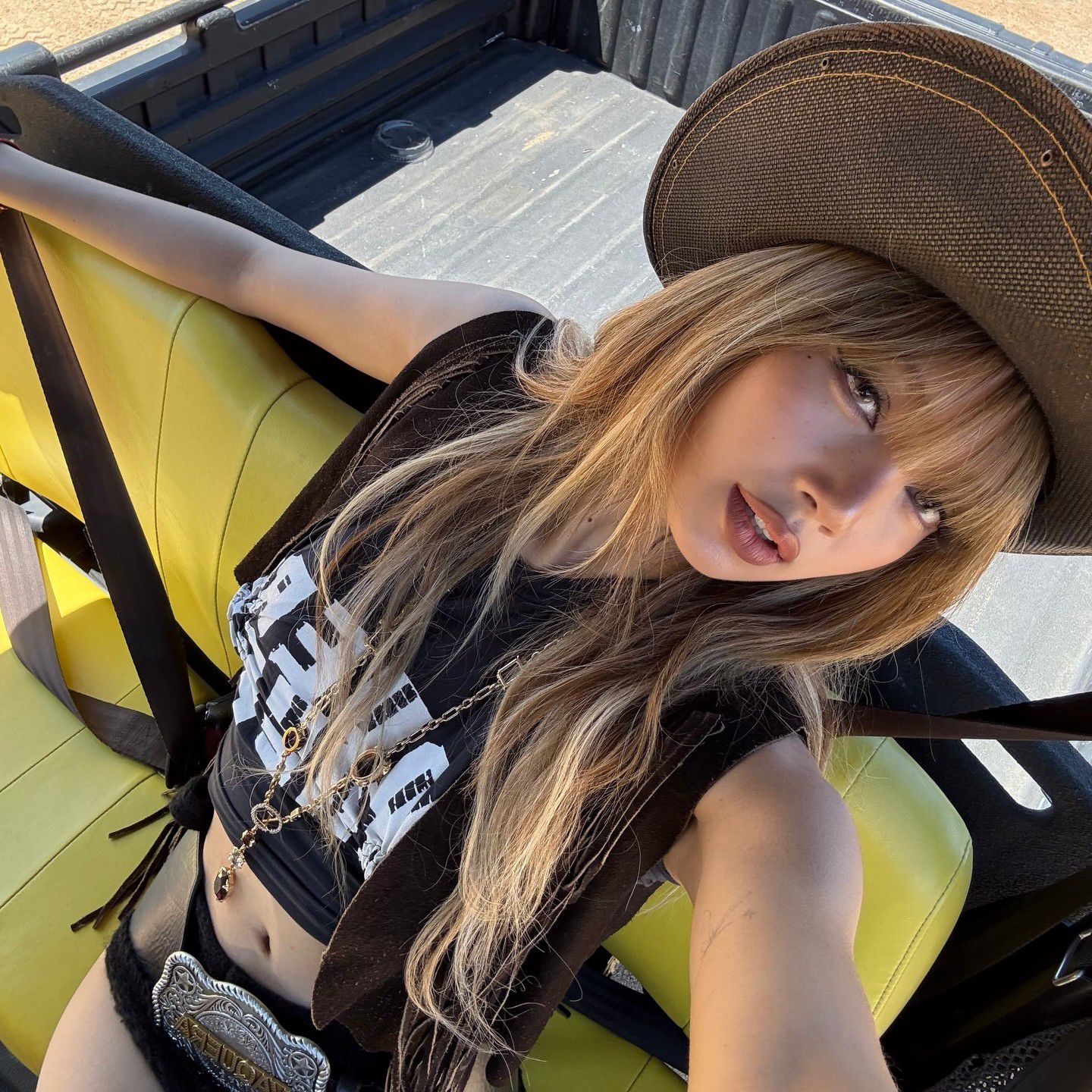 Lisa (BLACKPINK)粉絲拍下的瞬間