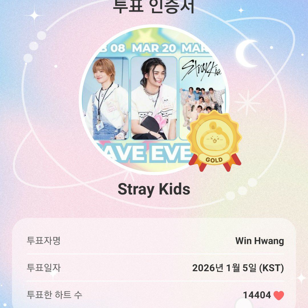 A moment captured by Stray Kids's fan