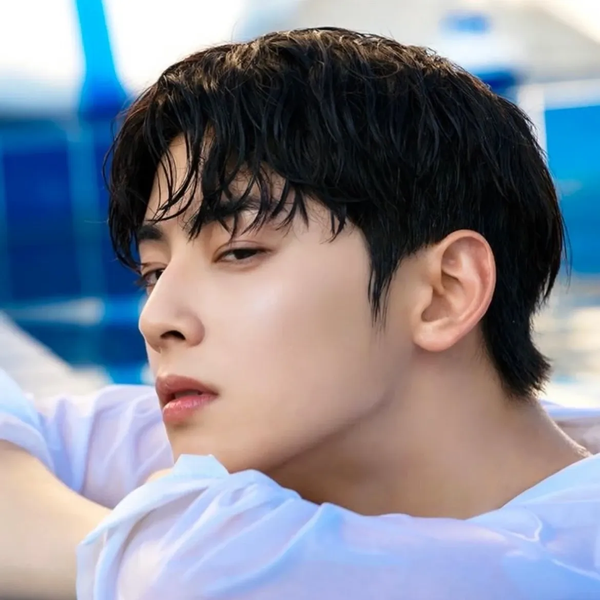 Recent activity shot of Eunwoo (ASTRO)