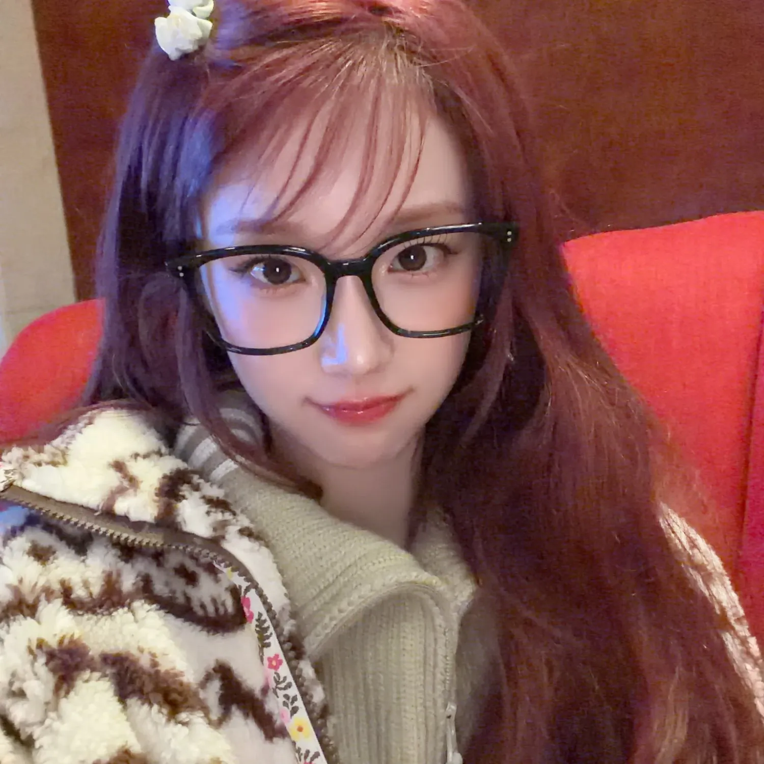 A moment captured by Yuqi (i-dle)'s fan