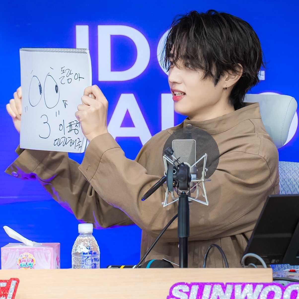 Behind-the-scenes cut of Sunwoo (THE BOYZ)