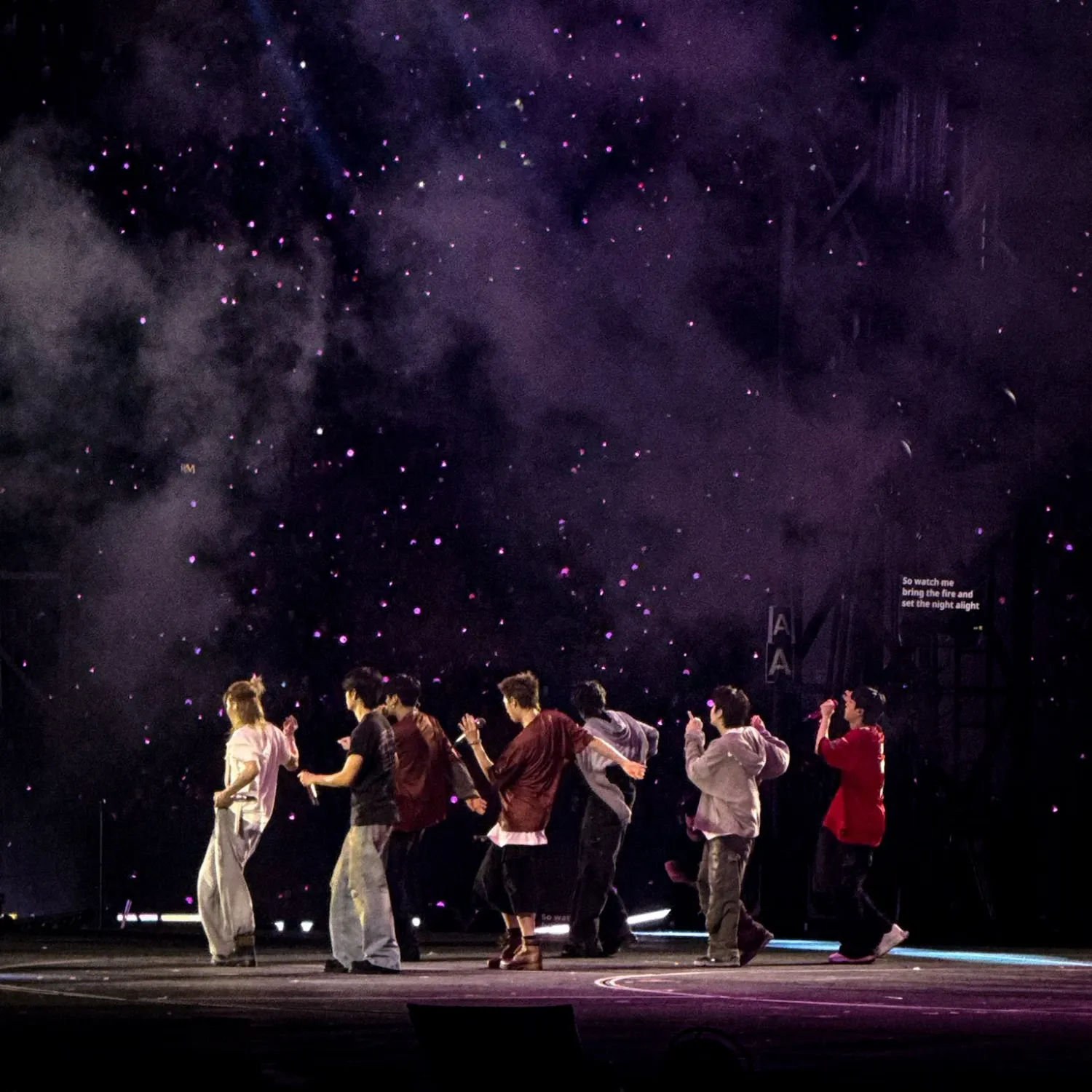 Recent activity shot of BTS