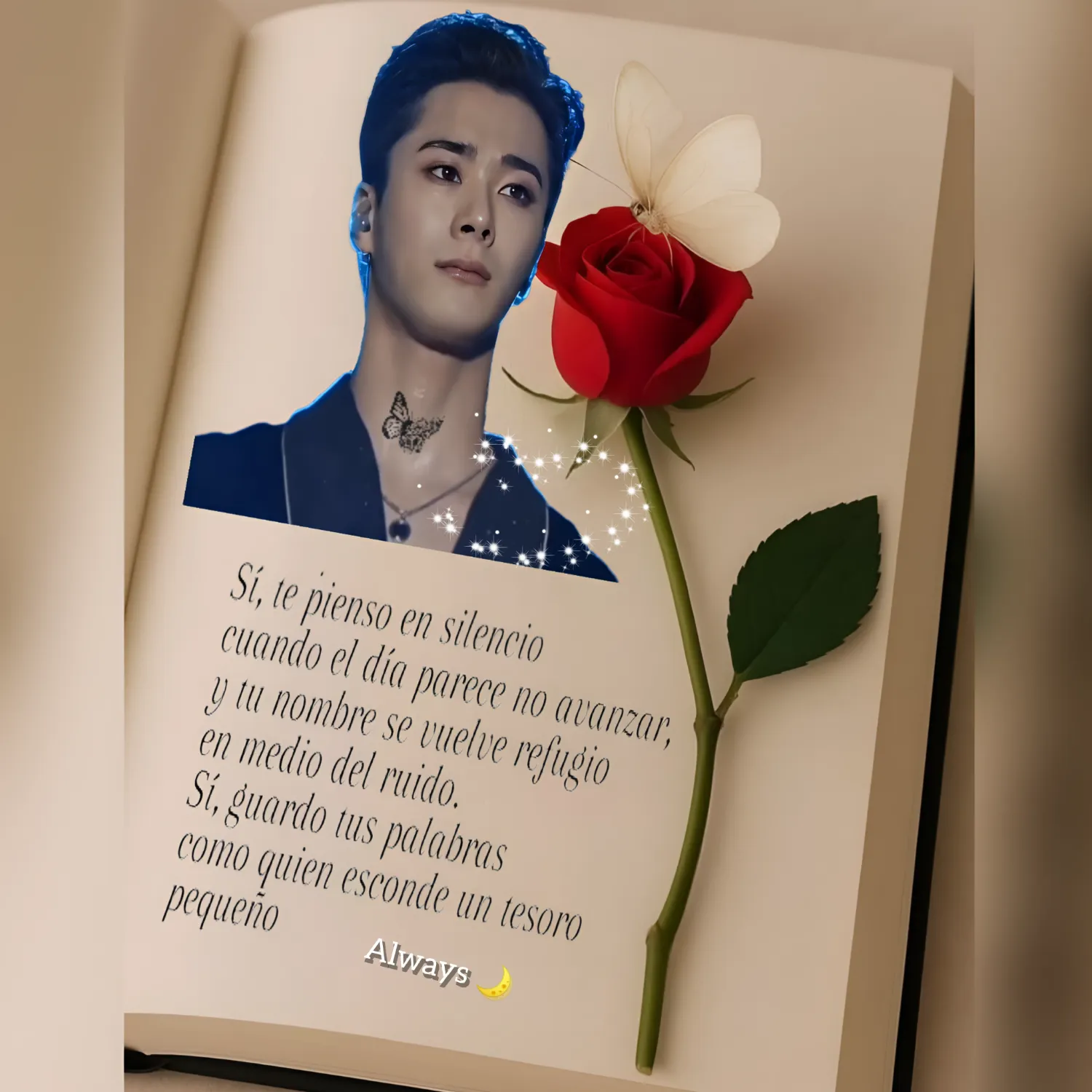 Recent activity shot of Moonbin (ASTRO)