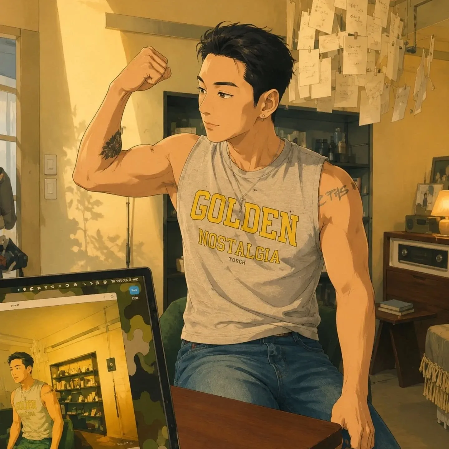 A moment captured by Baekho's fan