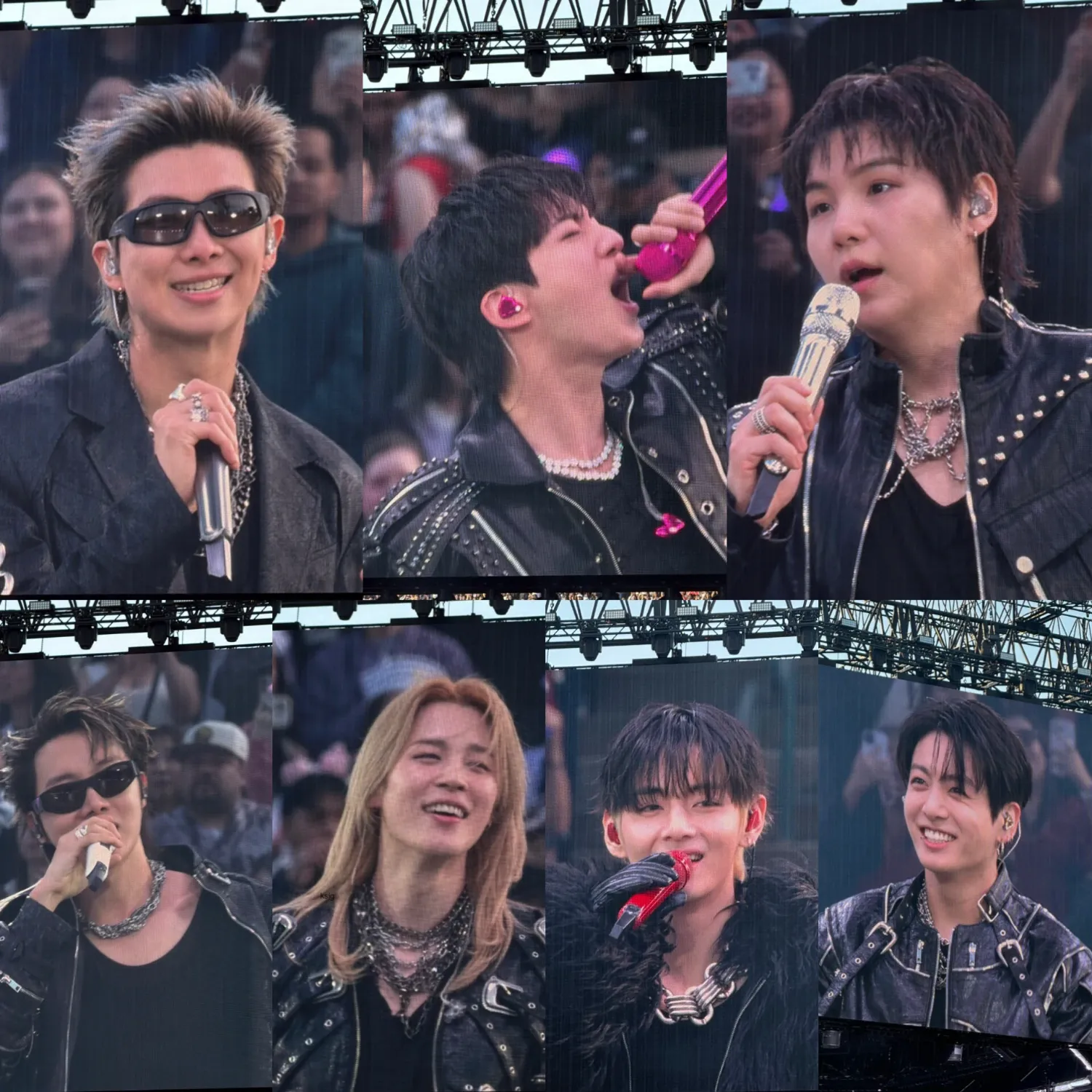 A moment captured by BTS's fan