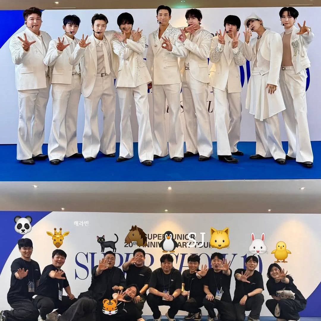 Momen yang diabadikan oleh penggemar Super Junior