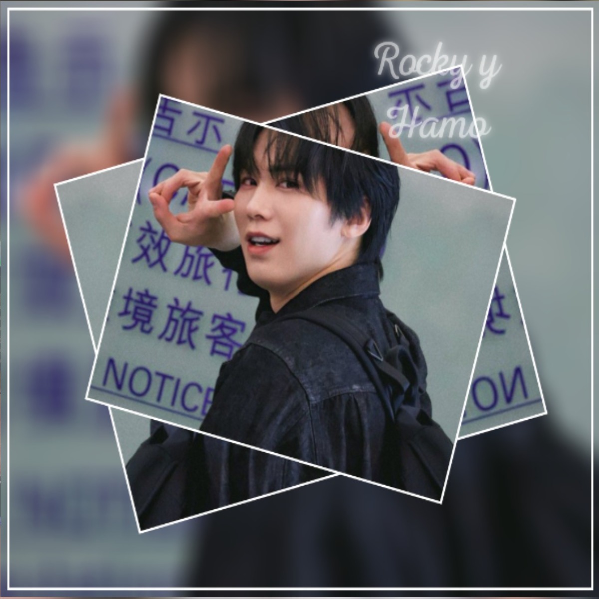 A moment captured by Rocky's fan