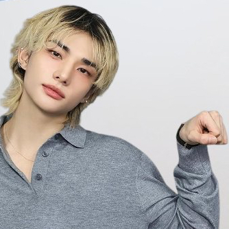 Recent activity shot of Hyunjin (Stray Kids)