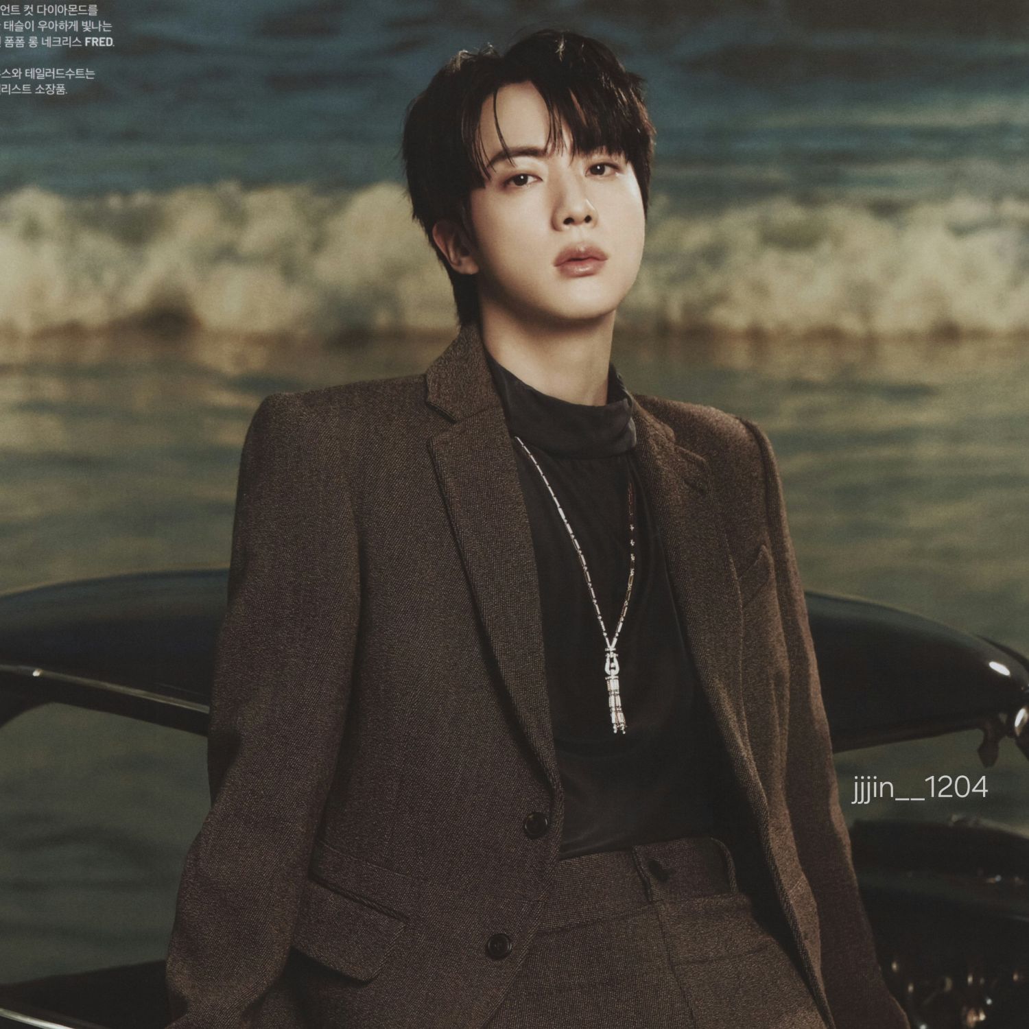 Momen yang diabadikan oleh penggemar Jin (BTS)