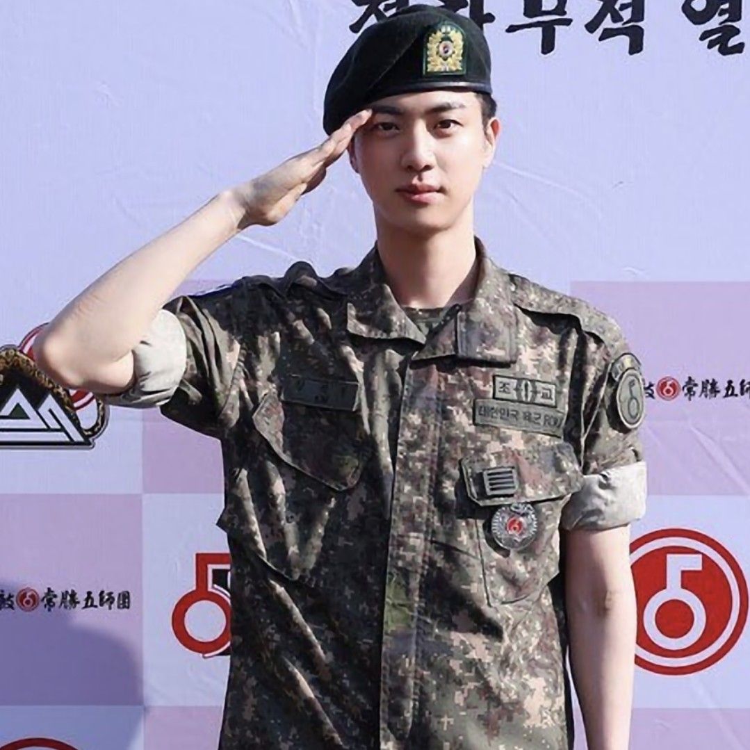 Recent activity shot of Jin (BTS)