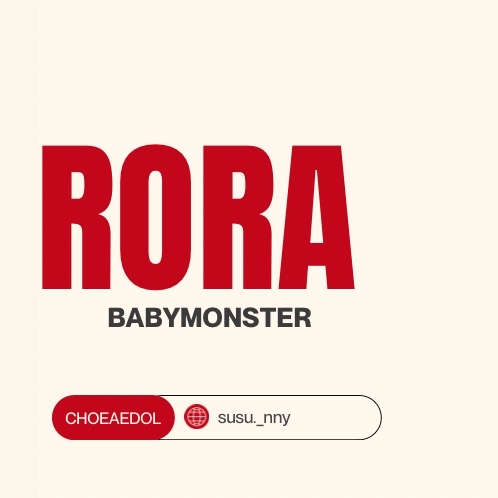Behind-the-scenes cut of Rora (BABYMONSTER)