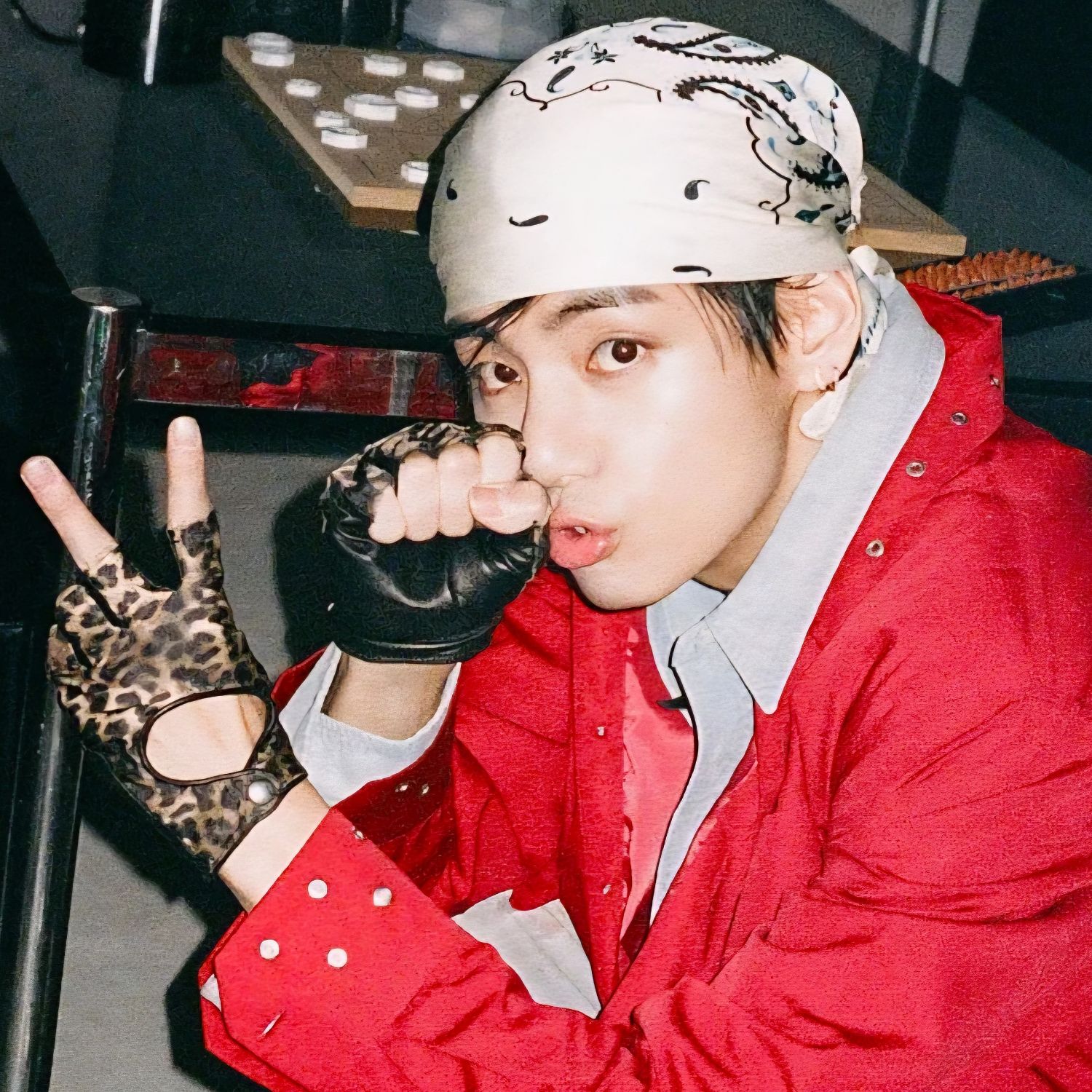 Momen yang diabadikan oleh penggemar V (BTS)