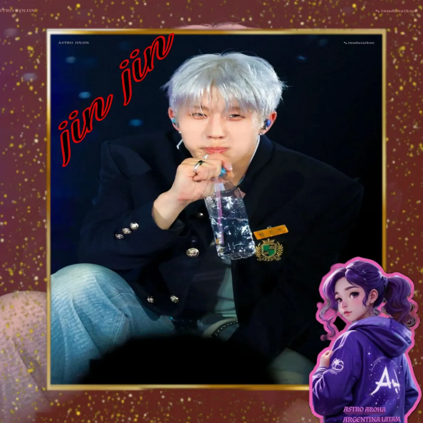 A moment captured by Jinjin (ASTRO)'s fan