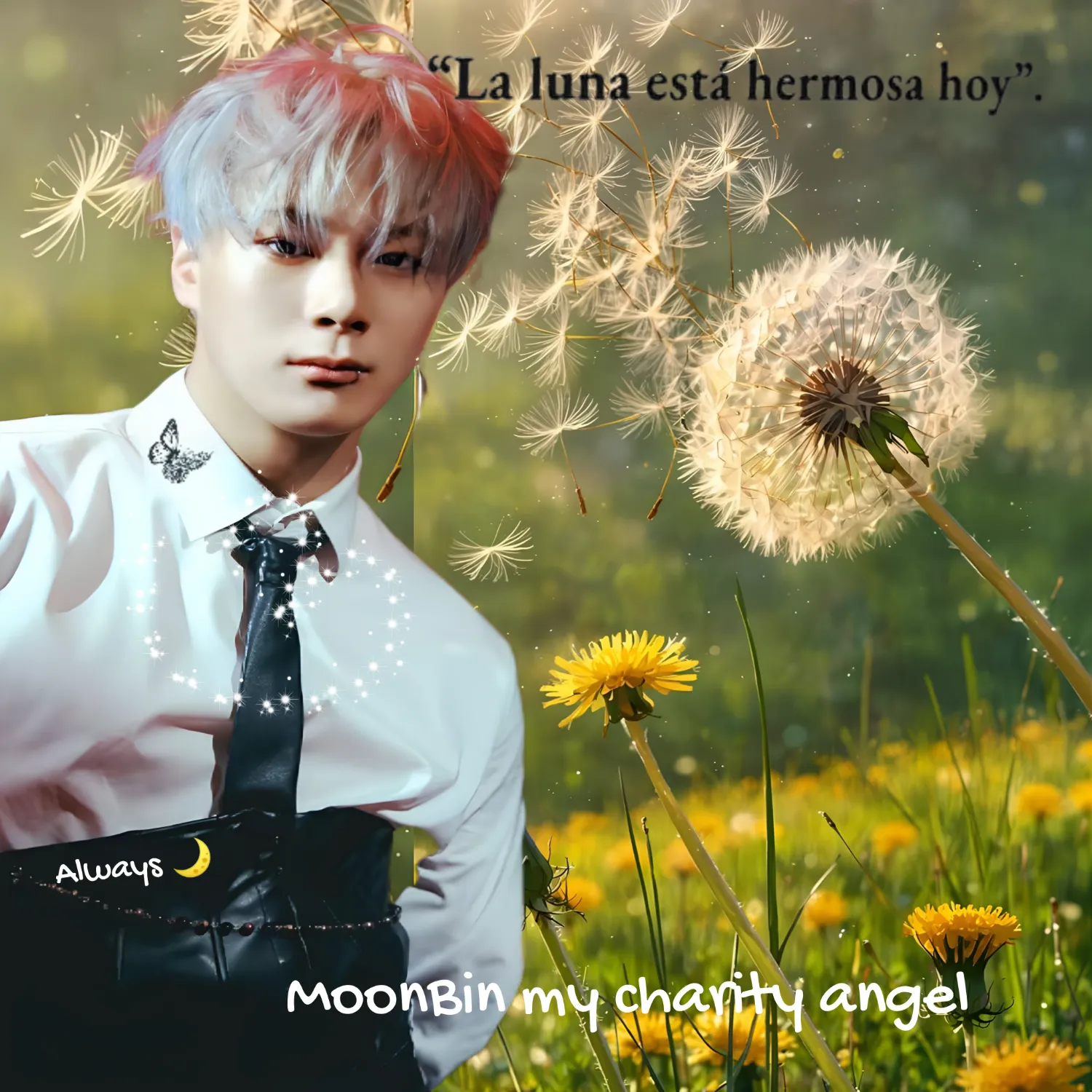 Recent activity shot of Moonbin (ASTRO)