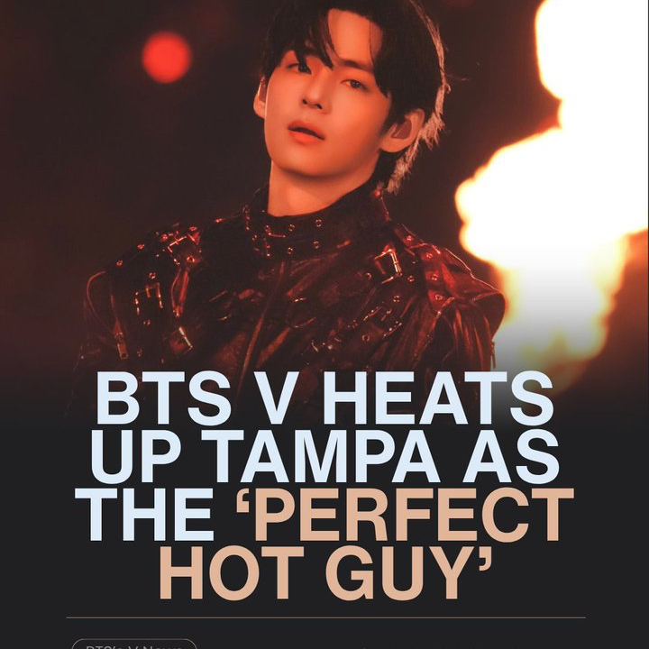 Recent activity shot of V (BTS)