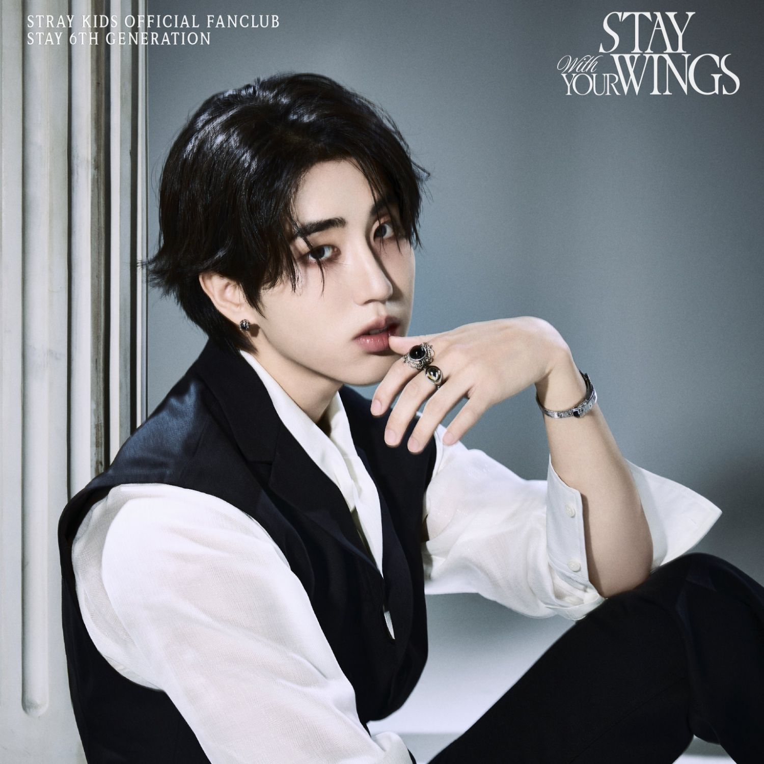 A moment captured by Stray Kids's fan