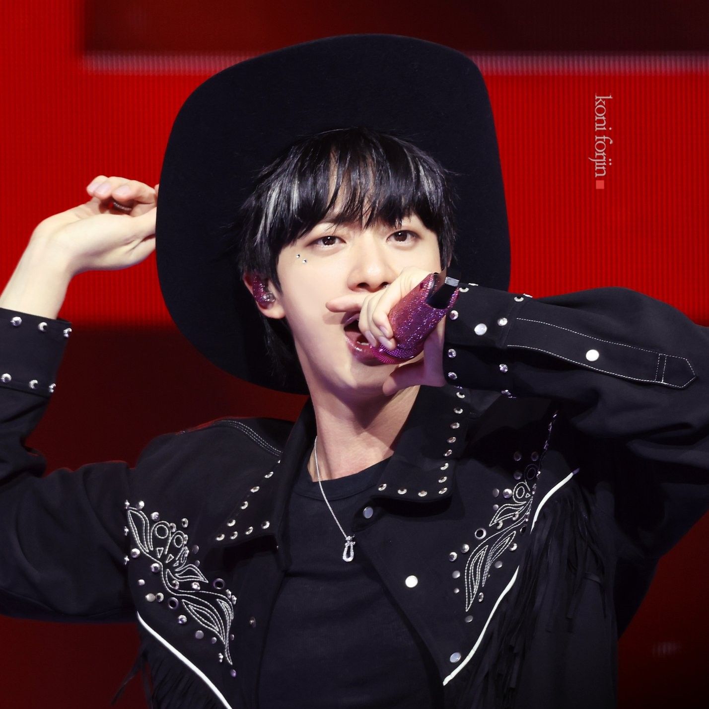 Momen yang diabadikan oleh penggemar Jin (BTS)