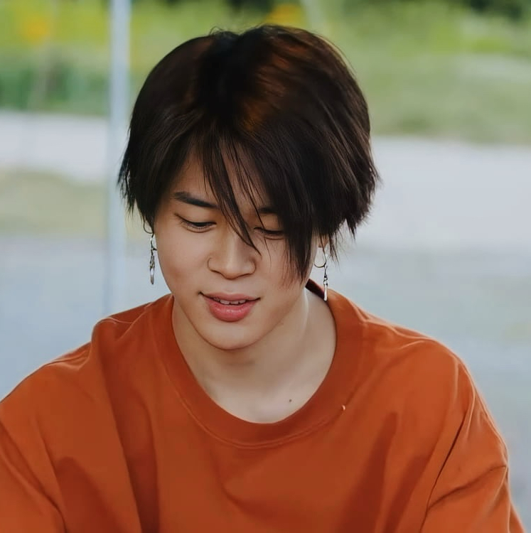 Recent activity shot of Jimin (BTS)