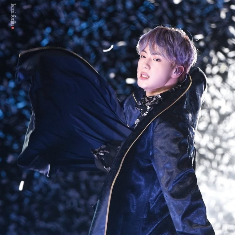 Recent activity shot of Jin (BTS)