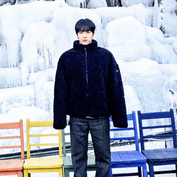 A moment captured by Jin (BTS)'s fan