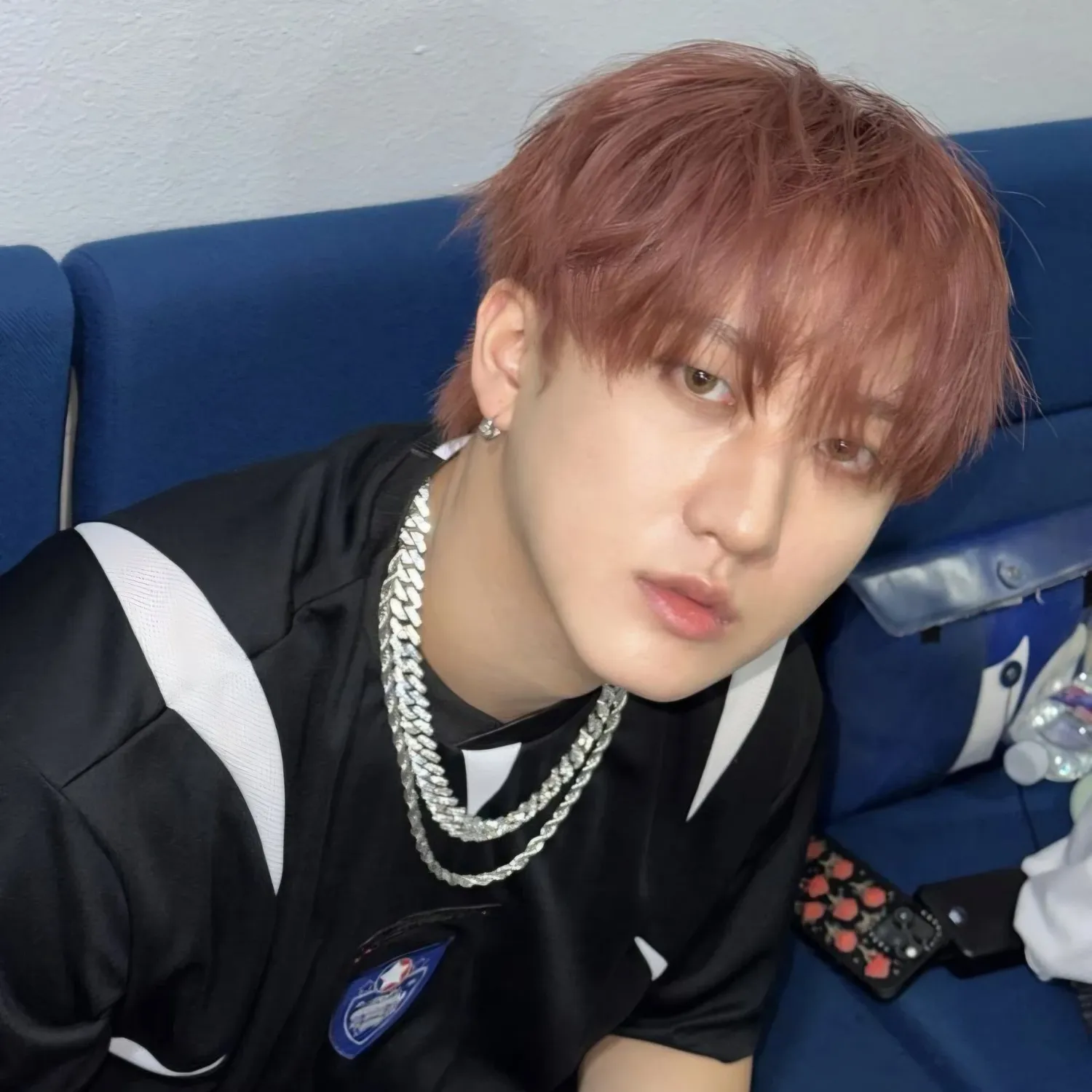 A moment captured by Changbin (Stray Kids)'s fan