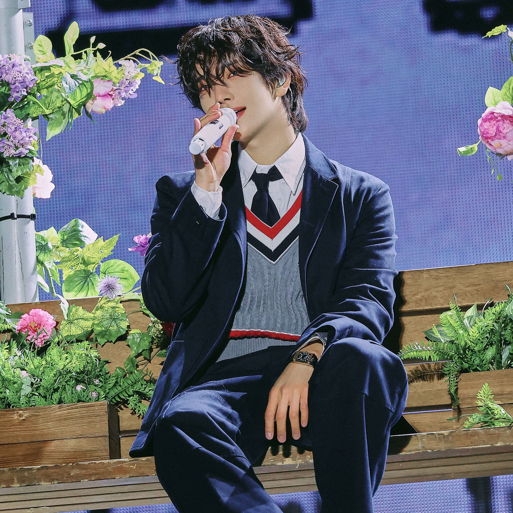 Momen yang diabadikan oleh penggemar Joshua (SEVENTEEN)