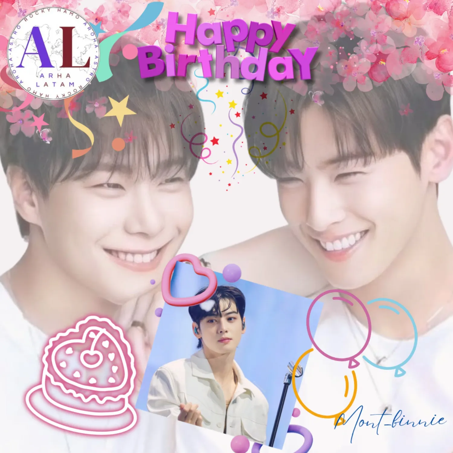 Recent activity shot of Moonbin (ASTRO)