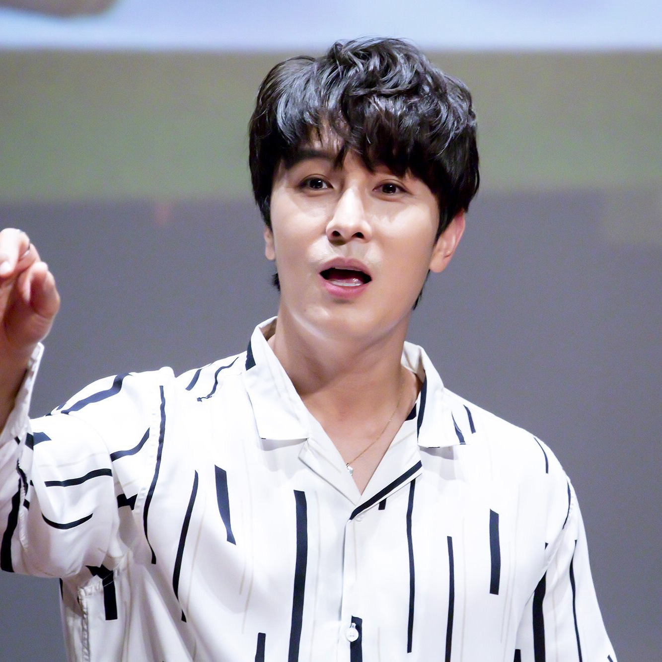 Recent activity shot of Kim Dongwan (SHINHWA)