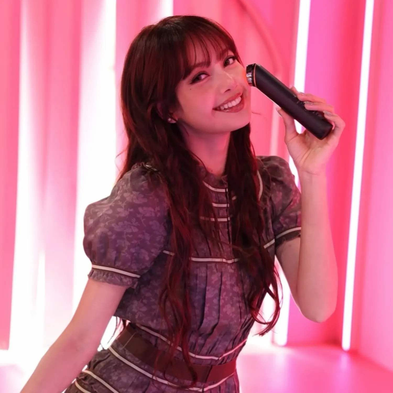 Momen yang diabadikan oleh penggemar Lisa (BLACKPINK)