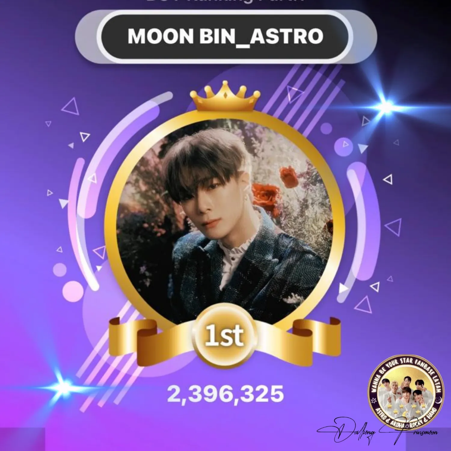 Recent activity shot of Moonbin (ASTRO)