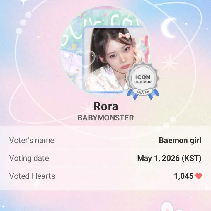 A moment captured by Rora (BABYMONSTER)'s fan