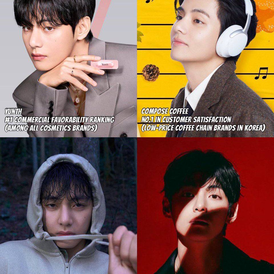 A moment captured by V (BTS)'s fan